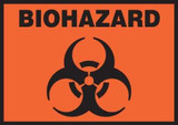 Pre-Printed Label Accuform Signs Warning Label Black / Orange Vinyl Biohazard w/Sign Black Biohazard 3-1/2 X 5 Inch 8140794 Each/1 8140794 Accuform Signs 1066749_EA