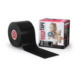 Kinesiology Tape Rock Tape® Black 2 Inch x 5 Yard Cotton / Nylon NonSterile 081678614 Roll of 1 5159 Rock Tape® 1073899_RL