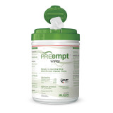 PREempt® Surface Disinfectant Cleaner Premoistened Cleanroom Manual Pull Wipe 160 Count Canister Unscented NonSterile 21221 Box of 1 21221 PREempt® 1044095_BX