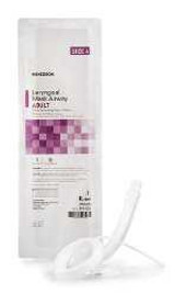 Curved Laryngeal Mask McKesson 40 mL Cuff Size 5 Single Patient Use 159-005 Case of 50 159-005 McKesson 1056869_CS
