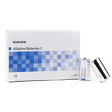 McKesson Alkaline Battery C Cell 1.5V Disposable 24 Pack, 4857, Pack of 1