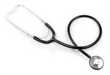General Exam Stethoscope McKesson Black 1-Tube 21 Inch Tube Single Sided Chestpiece 01-660HBKGM Pack of 1 01-660HBKGM McKesson 1007588_EA