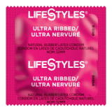 Lifestyles Ultra Ribbed Condom - Case of 1 310156 LifestylesÂ® Ultra Ribbed 1206386_CS