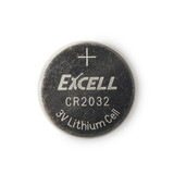 Excell Lithium Battery CR2032 Coin Cell 3V Disposable 1 Pack, CR2032, Pack of 1
