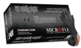 Exam Glove MICROFLEX® MidKnight™ Large NonSterile Nitrile Standard Cuff Length Fully Textured Black Fentanyl Tested MK-296-L Box of 1 MK-296-L MICROFLEX® MidKnight™ 688016_BX