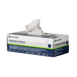 STERLING Exam Glove Large NonSterile Nitrile Standard Cuff Length Textured Fingertips Gray Chemo Tested, 50708, Case of 2000