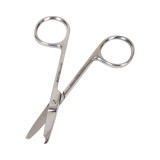 Suture Scissors McKesson Spencer 3-1/2 Inch Office Grade Stainless Steel NonSterile Finger Ring Handle Straight Blunt Tip / Blunt Tip 43-2-346 Pack of 1 43-2-346 McKesson 487517_EA