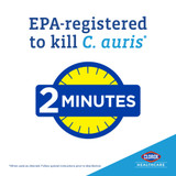 Clorox Healthcare Surface Disinfectant Cleaner Premoistened Hydrogen Peroxide Based Manual Pull Wipe 185 Count Pail Unscented NonSterile, 30826, Carton of 1
