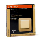 Optifoam Foam Dressing 4-1/2 X 4-1/2 Inch With Border Waterproof Backing Adhesive Square Sterile, MSC1044EP, Case of 100