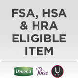 U by Kotex Click Tampon Regular Absorbency Plastic Applicator Individually Wrapped, 53445, Case of 128