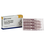 First Aid Only Adhesive Strip Fabric Tan 2 X 3 Inch Sterile, A177, Box of 1