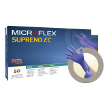 Exam Glove Supreno® EC X-Large NonSterile Nitrile Extended Cuff Length Textured Fingertips Blue Chemo Tested / Fentanyl Tested SEC-375-XL Box of 50 SEC-375-XL Supreno® EC 446002_BX