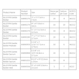 Allevyn Gentle Border Foam Dressing 8-1/2 X 9 Inch With Border Film Backing Silicone Gel Adhesive Sacral Sterile, 66801031, Case of 60