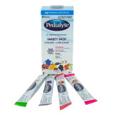 Oral Electrolyte Solution Pedialyte® Powder Packs Fruit Punch / Grape / Apple / Strawberry Flavor 0.3 oz. Electrolyte 56090 Pack of 1 56090 Pedialyte® Powder Packs 843442_PK