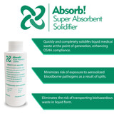 Absorb! Fluid Solidifier 1,200 cc Bottle 23.5 oz., A1200, Pack of 1