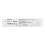 McKesson Blunt Fill Needle 18 Gauge Blunt, 16-305180, Case of 1000