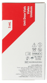 Addipak Sodium Chloride, Preservative Free 0.9% Solution 3 mL, HUDRHUD39U, Box of 100