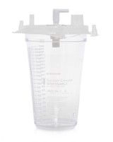 Suction Canister McKesson 2000 mL Pour Lid 16-43206-01 Box of 6 16-43206-01 McKesson 1132484_BX