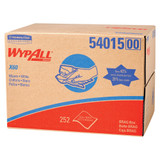WypAll GeneralClean X60 Multipurpose Task Wipe 256 Count Dispenser Box 11-1/10 X 16-4/5 Inch NonSterile Disposable, 54015, Case of 252