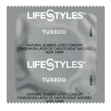 Condom Lifestyles Tuxedo Lubricated One Size 1 008 per Case 310158 Lifestyles® Tuxedo 1206387_CS