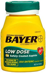 Bayer Pain Relief 81 mg Strength Aspirin Tablet 300 per Bottle, 00280210030, Bottle of 1