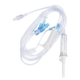 Primary IV Administration Set SafeDay™ Gravity 3 Ports 15 Drops / mL Drip Rate Without Filter 112 Inch Tubing Solution 352640 Case of 50 352640 SafeDay™ 1180045_CS