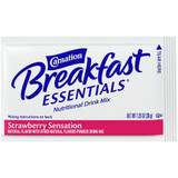 Carnation Breakfast Essentials Oral Supplement Strawberry Sensation Flavor Powder 1.26 oz. Individual Packet, 50000486502, Pack of 1
