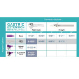 G-JET Gastric Extension Set with Purple Hybrid Y-Port 12 Inch, 6-1222-H, Pack of 1