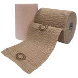 2 Layer Compression Bandage System CoFlex® TLC Calamine with Indicators 4 Inch x 6 Yard / 4 Inch x 7 Yard Self-Adherent / Pull On Closure Tan NonSterile 20 to 30 mmHg 8840UBC-TN Box of 1 8840UBC-TN CoFlex® TLC Calamine with Indicators 1194368_BX