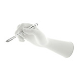 GAMMEX Non-Latex PI Textured Surgical Glove Size 6.5 Sterile Polyisoprene Standard Cuff Length Fully Textured White Chemo Tested, 20688265, Case of 200