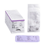 Absorbable Suture with Needle Polysorb™ Polyester P-12 3/8 Circle Precision Reverse Cutting Needle Size 4 - 0 Braided SL-5627-G Box of 12 SL-5627-G Polysorb™ 480971_BX