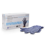 McKesson Confiderm LDC Exam Glove X-Large NonSterile Nitrile Standard Cuff Length Fully Textured Blue Chemo Tested / Fentanyl Tested, 14-6N48C, Box of 230