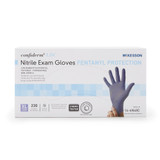 McKesson Confiderm LDC Exam Glove X-Large NonSterile Nitrile Standard Cuff Length Fully Textured Blue Chemo Tested / Fentanyl Tested, 14-6N48C, Box of 230