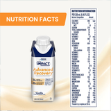 Oral Supplement Impact Advanced Recovery® Vanilla Flavor Liquid 8.45 oz. Carton 00043900943114 Case of 10 00043900943114 Impact Advanced Recovery® 1196661_CS Oral Supplement Impact Advanced Recovery® Vanilla Flavor Liquid 8.45 oz. Carton 00043900943114 Case of 10 00043900943114 Impact Advanced Recovery® 1196661_CS