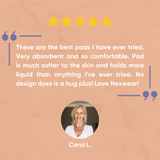 Nexwear Moderate Bladder Control Pad 10 Inch Length Moderate Absorbency Super Absorbent Core One Size Fits Most, 3390, Pack of 30