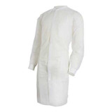 Lab Coat McKesson White Large / X-Large Knee Length Spunbond Polypropylene Disposable 34381200 Case of 30 34381200 McKesson 1207905_CS