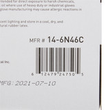McKesson Confiderm LDC Exam Glove Large NonSterile Nitrile Standard Cuff Length Fully Textured Blue Chemo Tested / Fentanyl Tested, 14-6N46C, Case of 2500