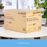 McKesson Confiderm LDC Exam Glove Large NonSterile Nitrile Standard Cuff Length Fully Textured Blue Chemo Tested / Fentanyl Tested, 14-6N46C, Case of 2500