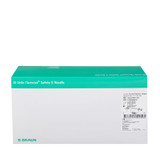 Surecan Safety II Huber Needle Infusion Set 20 Gauge 1 Inch 7-1/2 Inch Tubing Without Port, 4447007-02, Box of 20