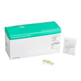 Surecan Safety II Huber Needle Infusion Set 20 Gauge 1 Inch 7-1/2 Inch Tubing Without Port, 4447007-02, Box of 20