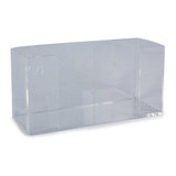McKesson Glove Box Holder Horizontal Mounted 1 Box Capacity Clear 4 X 6.5 X 10.5 Inch Plastic, 3111, Pack of 1