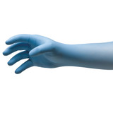 NitriDerm EP Exam Glove Medium NonSterile Nitrile Extended Cuff Length Fully Textured Blue Chemo Tested / Fentanyl Tested, 182200, Case of 1000