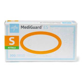Exam Glove MediGuard® ES Small NonSterile Nitrile Standard Cuff Length Textured Fingertips Blue Not Rated MG3001 Box of 300 MG3001 MediGuard® ES 1222514_BX