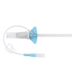 Nexiva Closed IV Catheter 22 Gauge 1 Inch Vialon Biomaterial Winged Hub Blood Control, 383512, Case of 80