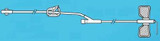 Huber Infusion Set Kawasumi 20 Gauge 1 Inch 11 Inch Tubing Y-Site Port PI01Y01 Box of 25 PI01Y01 Kawasumi 356639_BX