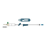 Codan Secondary IV Administration Set Gravity 20 Drops / mL Drip Rate Without Filter 40 Inch Tubing Solution, A490, Case of 50