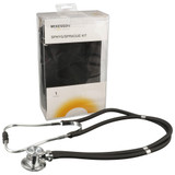 Reusable Aneroid / Stethoscope Set McKesson 23 to 33 cm Adult Cuff Dual Head Sprague Stethoscope Pocket Aneroid 01-768-641-11ABKGM Case of 10