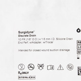 McKesson Brand Wound Drain Tube Round Type With Trocar Round Perforated Channel Type 10 Fr. Size Sterile, 370017, Pack of 1