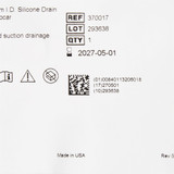 McKesson Brand Wound Drain Tube Round Type With Trocar Round Perforated Channel Type 10 Fr. Size Sterile, 370017, Pack of 1