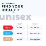 Prevail Per-Fit Maximum Plus Incontinence Brief Adult Medium Unisex Disposable Heavy Absorbency, PF-012/2, Case of 80